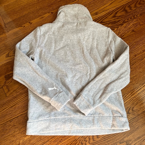 Puma High Neck Pullover Sweater/ Fleece Cotton Blend - Picture 10 of 14